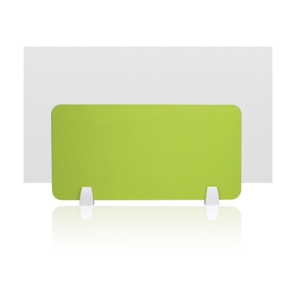Panel de privacidad multicolor con reducción de ruido para escritorio, 23-47 x 11 pulgadas (verde 31 x 11 pulgadas), divisor absorbente de sonido para el hogar, oficina, estudio, espacio de trabajo