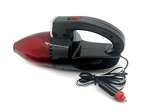 American Builder HW2299 Black 12V Car Vacuum Cleaner for Wet and Dry Use with Built in Flashlight