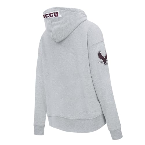 Sudadera con capucha Pro Standard de mujer en gris contra los días fríos 4