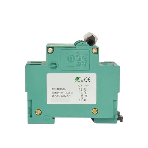 Disjoncteur photovoltaïque 2P DC 800V 80A rail din interrupteur sectionneur solaire