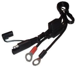 Battery Tender Two (2) 081-0069-6 Ring Terminal Harness with Black Fused 2-Pin Quick Disconnect Plug