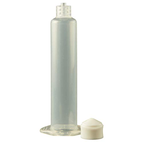 Jensen Global JG10A-30 10 cc Air Syringe & Stopper Kit Clear Barrel White PE Stopper Box of 30