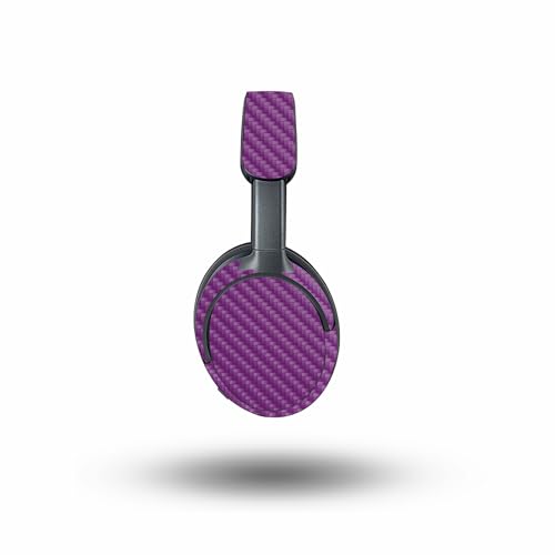 Image of MightySkins Carbon Fiber Skin Compatible with Bose QuietComfort Ultra - Solid Purple | Protective, Durable Textured Carbon Fiber Finish | Easy to Apply