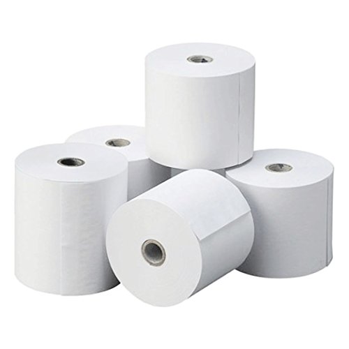 6 Rollos de Papel Térmico 80x180x25 "Envío Urgente Gratis"