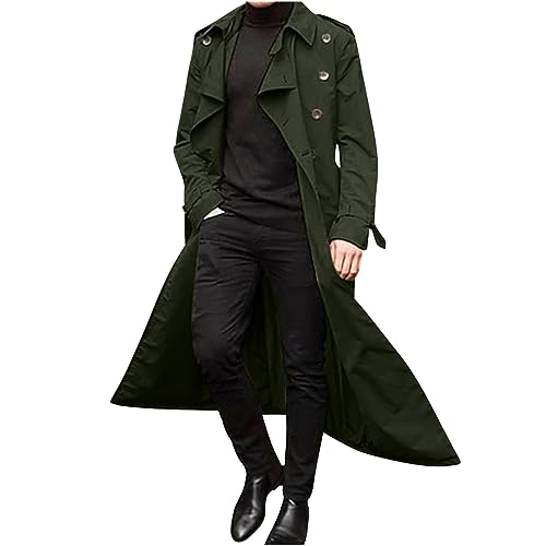 ジャケット・アウター stein  DOUBLE SHADE TRENCH COAT stein Black Oversized Double Breasted Trench Coat Steinhausen
