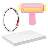 Emballage artisanal complet : ce lot comprend une pince à sertir en plastique, 50 feuilles de papier jet d'encre brillant et du ruban adhésif double face, vous équipant de tous les éléments essentiels pour des projets d'artisanat passionnants.