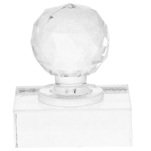 OSALADI Molde de Presión Redondo para Sombras de Ojos y Colorete Estampador Compacto de Acrílico Transparente Herramienta Independiente para Prensado de Polvo Cosmético Uso Profesional