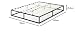 Zinus Somier Joseph Modern Studio 150x190x25cm, con plataforma Low Profile Bed Frame