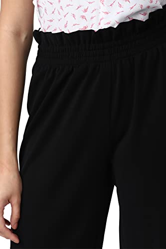 Image of Van Heusen Women's Relaxed Fit High Rise Relaxed Formal Elastic Waist Paperbag Pants