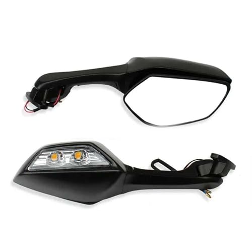 Espejos retrovisores CBR650R CBR500R CBR300R con luz de señal de giro integrada para moto