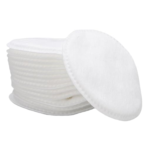 BRRNOO Dischetti di Cotone Struccante Doppio Lato Morbido 3 Strati Senza Pelucchi Dischetti di Cotone in Fibra Vegetale per Viso Cura della Pelle Applicazione di Tonico Routine di (80 pezzi)