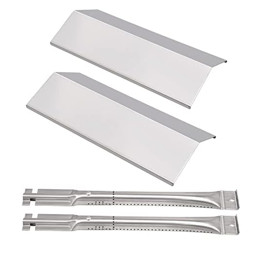 Adviace Ersatzteile für Nexgrill 820-0033, Megamaster 820-0033M, Master Forge 820-0033 Gasgrills, Hauptbrenner & Heizplatten Flame Tamers für Nexgrill 820-0033 2 Brenner Grill