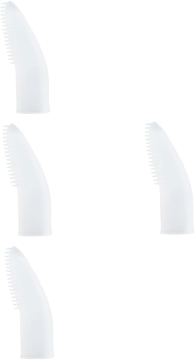 4pcs Pet Toothbrush Dog Cat Puppy Kitten Finger-Protected Easy-Grip Portable Oral Care Kit