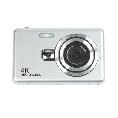 Appareil photo numérique CCD 96 MP argent avec vidéo 1080p et zoom 16x