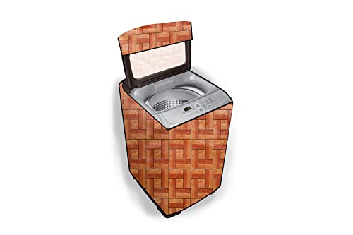 Image of Stylista Top Load Fully Automatic Washing Machine Cover Compatible for IFB 8 kg, 8.5 kg, 9 kg & 9.5 kg, Seamless Pattern Brick