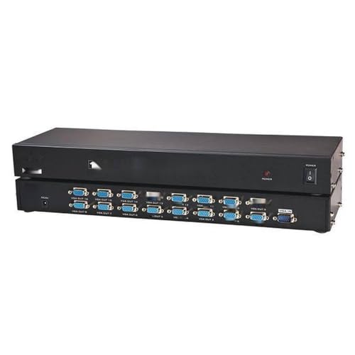 Divisor de vídeo VGA de 16 puertos con 350 MHz y resolución de 1920x1440