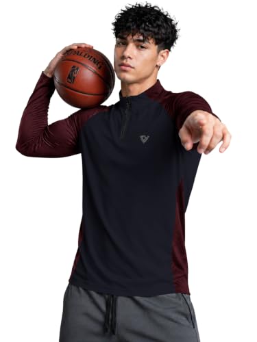 Image of Noble Monk Men's Full Sleeve Round Neck Activewear T-Shirt | Dry Fit Sports Top for Gym, Running & Training | Breathable Stretch Fabric | Athletic Fit for Workout & Outdoor Activities