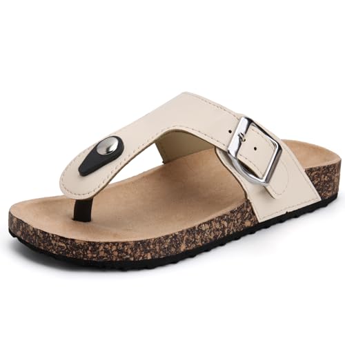 Torotto JJT-XLY08-249-BEIGE-33 Boys Girls Glitter Slide Sandals Cork Slipper cover