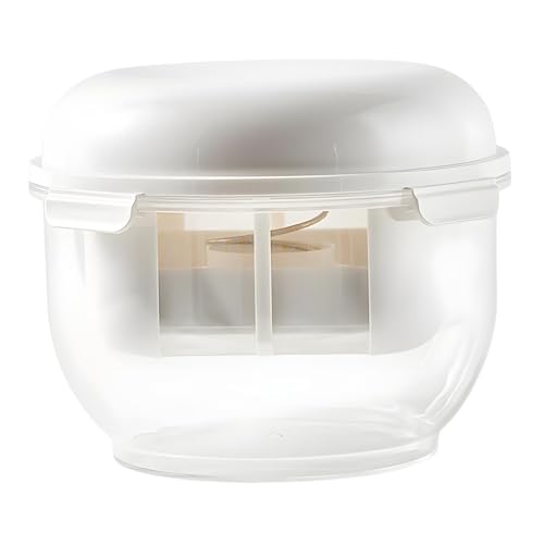 Colador de yogur de gran capacidad a presión de resorte, separador de suero de leche, té, jugo, bricolaje, cocina, 8.1 x 8.0 x 6.3 pulgadas