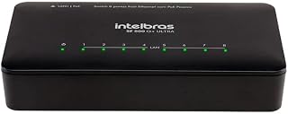 Switch 8 Portas Fast, Intelbras, Sf 800 Q+ Ultra, Preta, Único