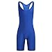 Produktbild iEFiEL Herren Body Bodysuit Einteiler Overall Slim Fit Männerbody Stringer Unterhemd Unterwäsche mit langem Bein Blau XL
