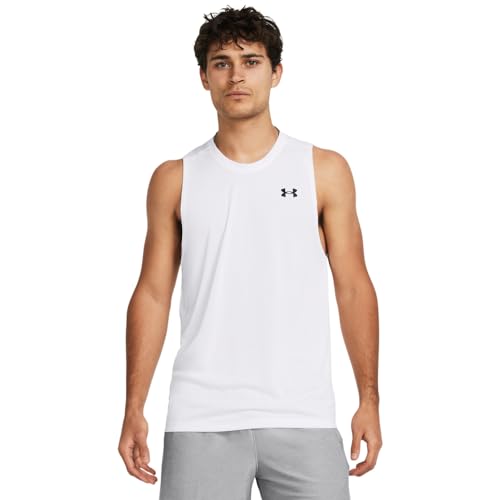 Under Armour Herren UA Tech Tank Top, leichtes Sport Top für Männer, ärmelloses Herren-Laufshirt 1