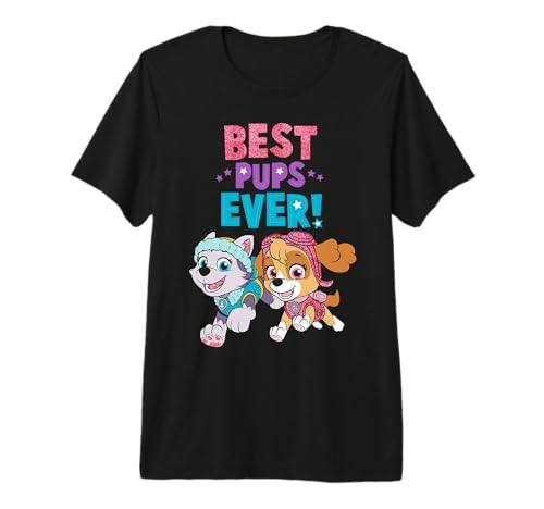 T-shirt Paw Patrol Best Pups Ever en maille premium haut de gamme
