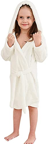 Umeyda 20220407 Kids Children Pool Cover Up, Hooded Fleece Sleep Robe Bathrobe For Toddler Little & Big Girls thumb #1