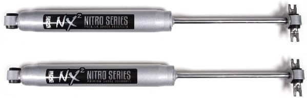 BDS Pair NX2 Nitro Rear Shocks 3 Inch Lift Compatible with Jeep Wrangler TJ/LJ (97-06) and Cherokee XJ (84-01)