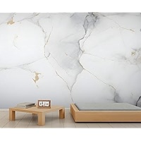 Abstract Marble Gold Geometric Pattern Wallpaper Murals For Walls