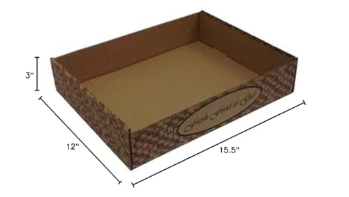 Image of Corrugated B-Flute Carry Box for Half Pans | 50 /Bundle