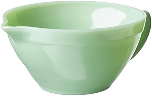Jadeite Glass Collection 1.25 Quart Mixing Bowl w/ Handle - Thumbnail 5