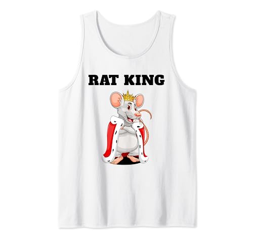 Rat King | Camiseta de rata para niños | Rata para hombre Camiseta sin Mangas