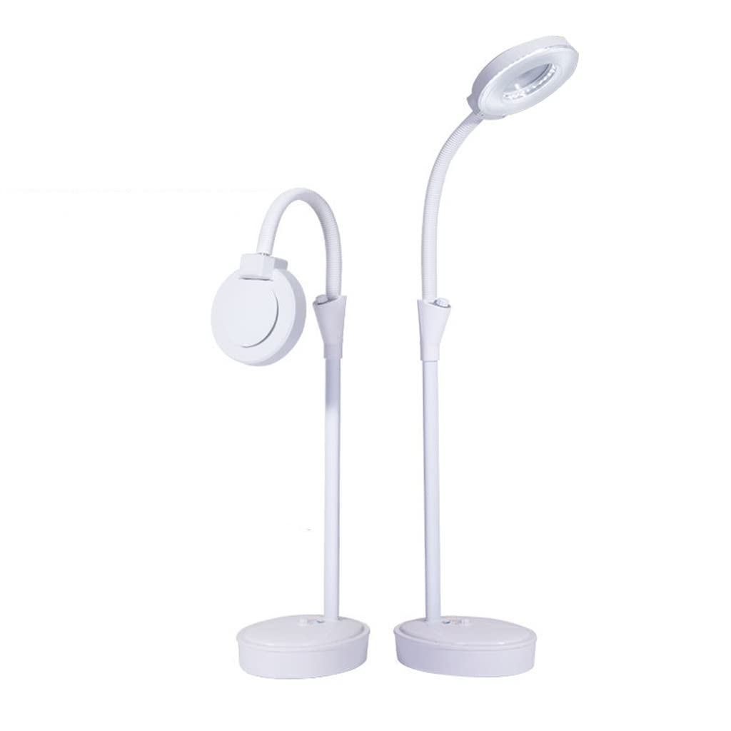 Lampadaire loupe LED à intensité variable avec bouton rotatif
