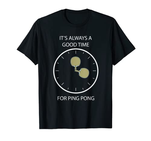 Ping Pong ténis de mesa Paddle Funny Pun Meme t-shirt, Preto, S