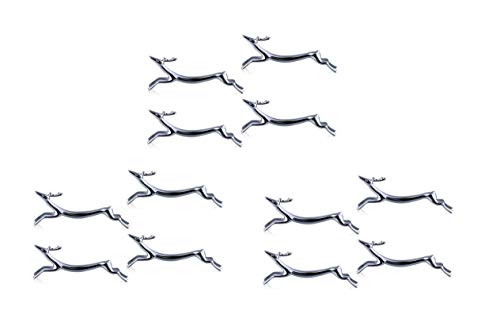 Silver ‘Dancing Deer’ Cutlery Rest For Knifes, Forks And Spoons (Set Of 12) By Bmtyne Uk (Knife Rest Set) #TOP1