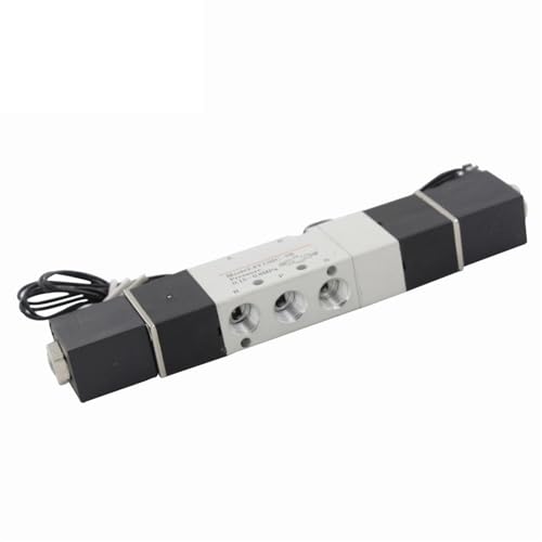 Électrovanne 4V130-06 en alliage d'aluminium compacte et robuste DC12 V - 4