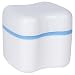 Denture-Retainer-Invisalign Bath With Basket - European Style - Standard - Sky Blue