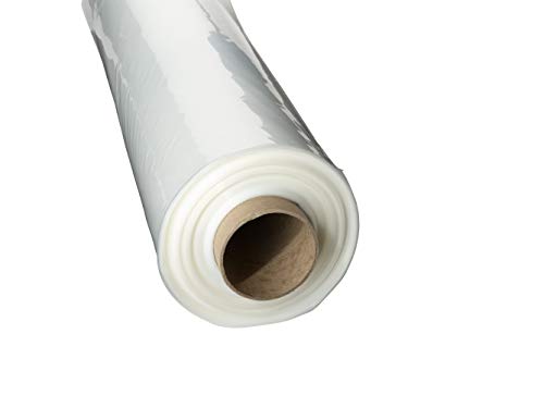 Be Cool Solutions Polyethylene Greenhouse Film, 6Mil, 24'W X 25'L – Clear Plastic Single Layer Greenhouse Cover Roll - Uv Treated, 4 Years Uv Protection, Irad Greenhouse Supplies For Grow Tunnel #TOP3