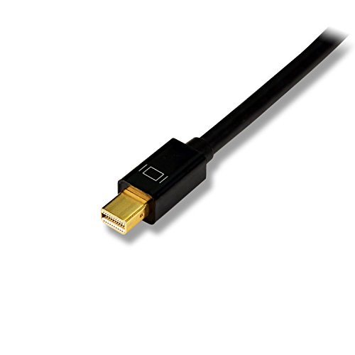 gofanco Gold Plated Mini DisplayPort to HDMI 4K Adapter (Black) - Thunderbolt 2 Compatible for Apple MacBooks, Microsoft Surface Book, Google Chromebook Pixel, and Laptops with Mini DisplayPort Ports