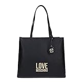 Charm con logo removibile Love Moschino Borsa Donna Nero - JC4100PP1GLI0000