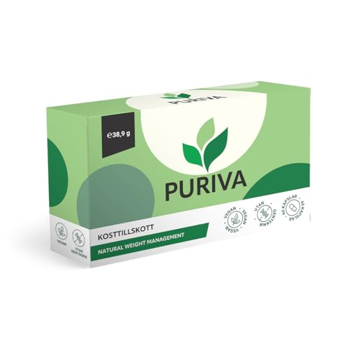 Puriva – Complément alimentaire avancé pour la gestion du poids | 60 capsules véganes | Avec CLA, thé vert, choline, zinc, curcuma & plus | Cure de 60 jours