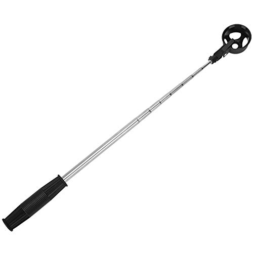 Alomejor Ball Retriever, Einziehbarer Stahl Ball Pickup Teleskop Ballangel Schaufel Abholen für