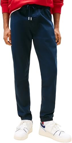 Tommy Jeans Pantalón de chándal Hombre Austin Elegante, Azul (Dark Night Navy), 34W/28L