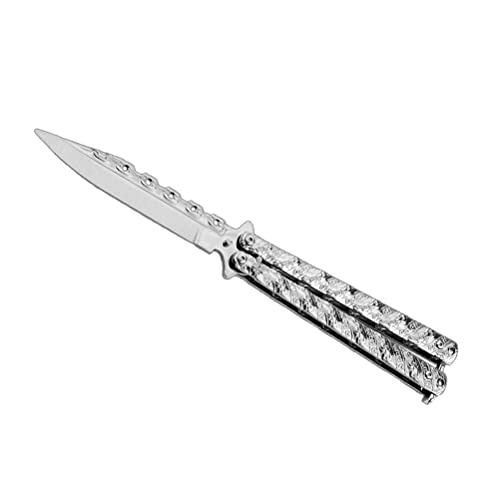 ULTECHNOVO Fjärilar träningskärare Portable BLUNT BALISONG Foldbar träningsskärare