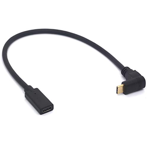 Cavo di prolunga USB C a 90 gradi USB 3.1 Tipo C Extender per MacBook 2016 Dell XPS HUB Notebook Samsung Galaxy angolo positivo a femmina