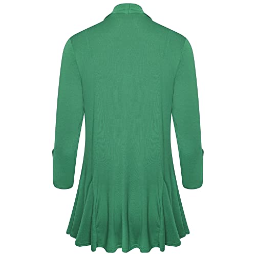 Image of Loxdonz Women's Open Front Cardigans Casual 3 /4 Sleeve Cardigan Soft Lightweight Top