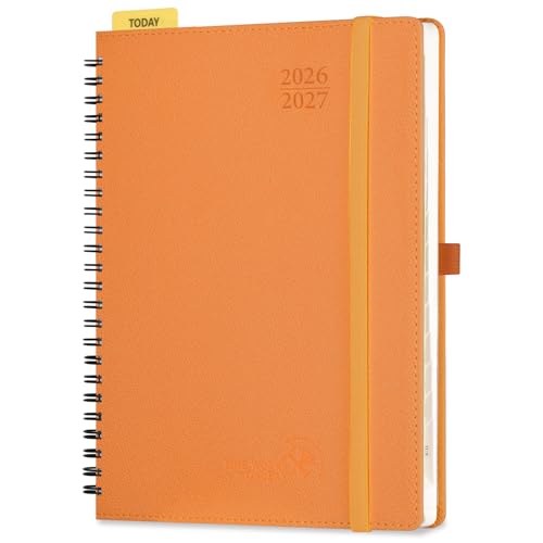 POPRUN Weekly Planner 2026-2027, 6.75" x 8.75" Academic Year Calendar Book