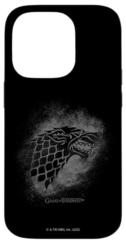 Image of Game of Thrones Stark Sprayed Outline Sigil Case for iPhone 14 Pro