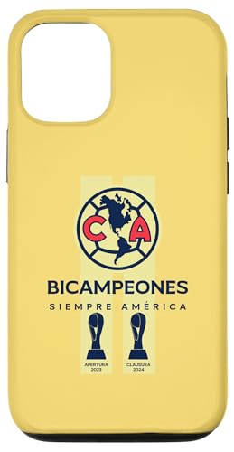 Coque iPhone 13 Pro Club America Bicampeon 2023 2024 en silicone